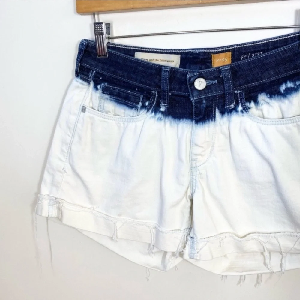 Anthropologie Pilcro and the Letterpress Dip Dyed Jean Shorts - Picture 6 of 10